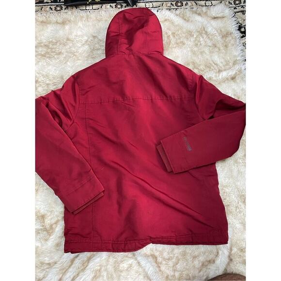 Hollister red hooded zip front jacket | Sz XL - Picture 6 of 6